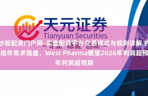 炒股配资门户网-实盘配资平台交易模式与规则详解 药物组件需求强盛，West Pharma瞻望2026年利润超预期