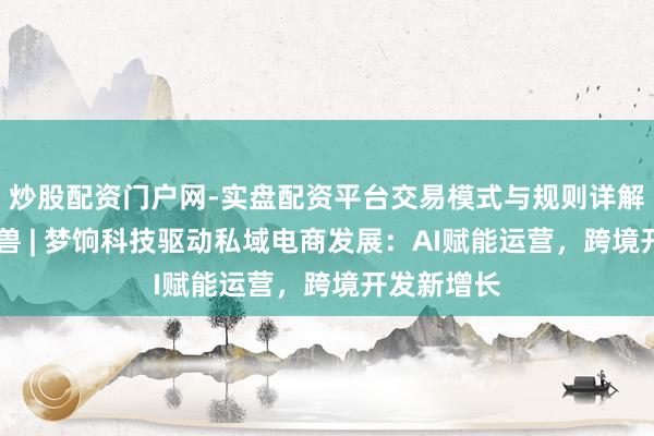 炒股配资门户网-实盘配资平台交易模式与规则详解 对话独角兽 | 梦饷科技驱动私域电商发展：AI赋能运营，跨境开发新增长
