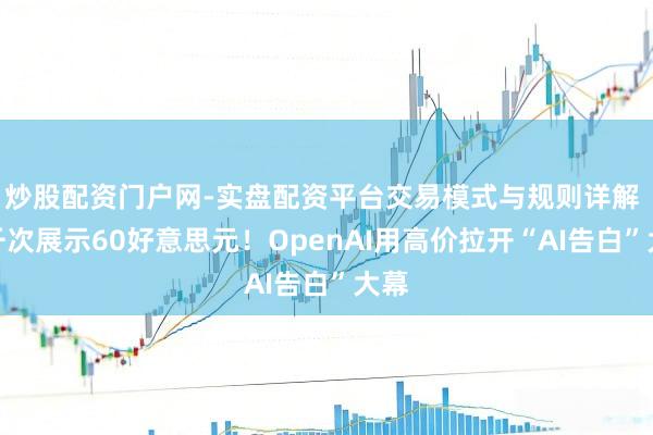 炒股配资门户网-实盘配资平台交易模式与规则详解 每千次展示60好意思元！OpenAI用高价拉开“AI告白”大幕