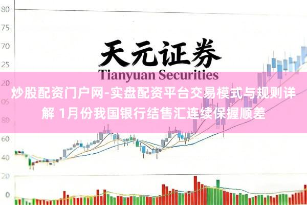 炒股配资门户网-实盘配资平台交易模式与规则详解 1月份我国银行结售汇连续保握顺差