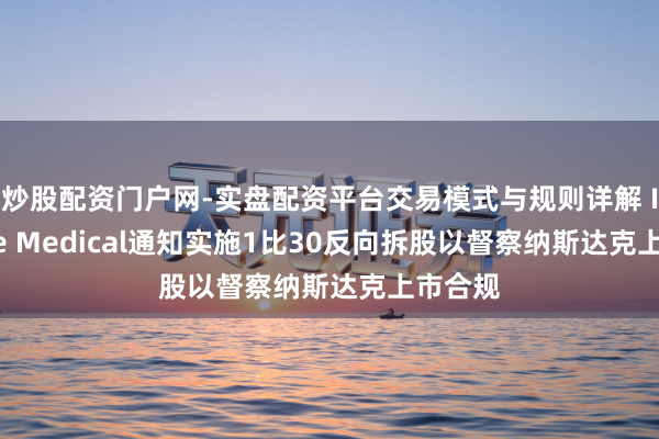 炒股配资门户网-实盘配资平台交易模式与规则详解 IceCure Medical通知实施1比30反向拆股以督察纳斯达克上市合规